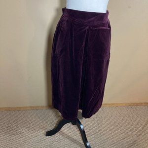 Vintage Velvet A-Line Skirt